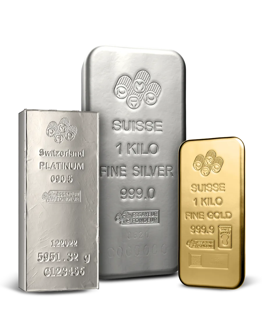 Gold, silver and platinum bars available on OneGold