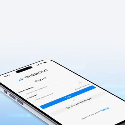 Signing up for a free OneGold account